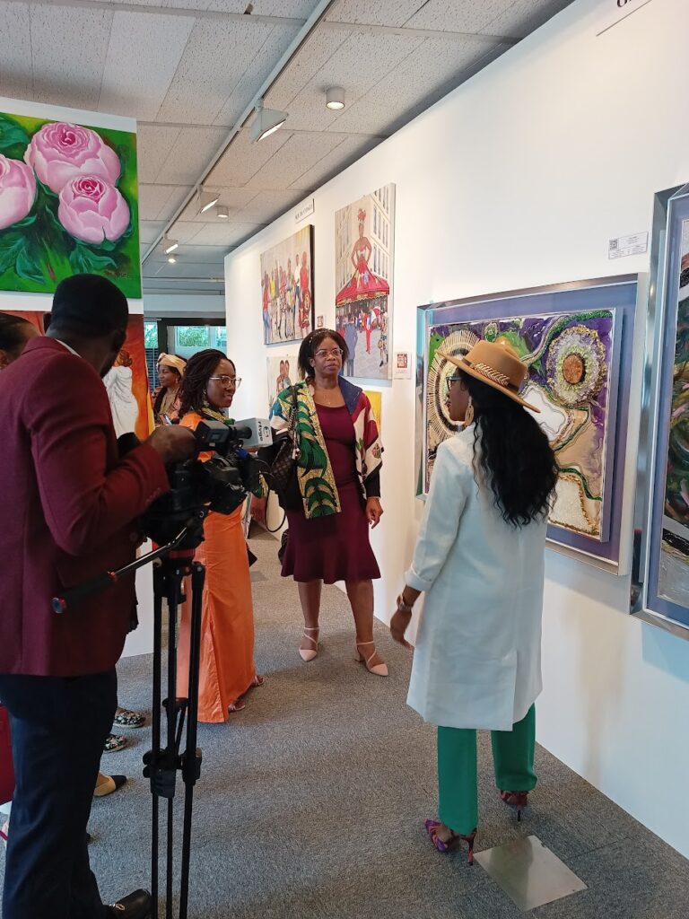 Tournage lors d'une exposition